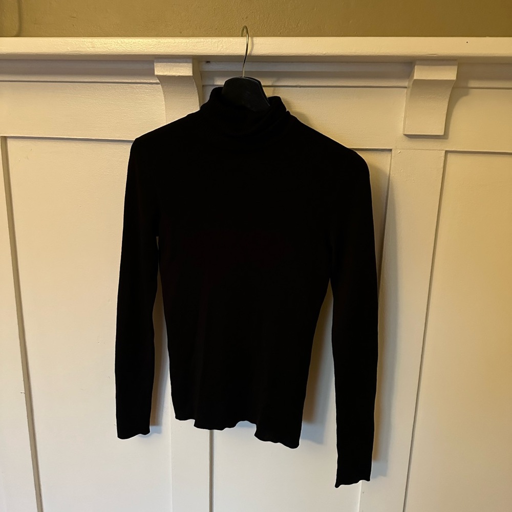 Caslon Black Turtleneck Long Sleeve